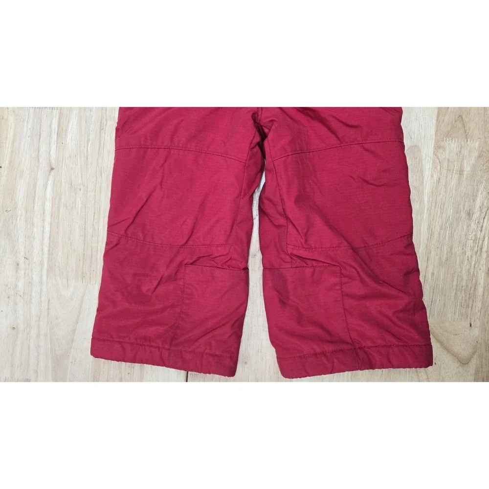 Columbia Toddler Snow Pants Bib Size 3T Insulated Red
